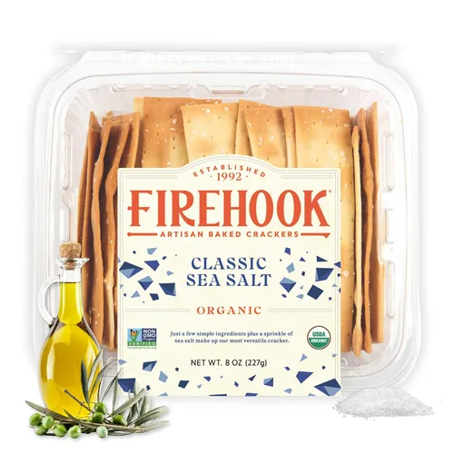 Miniatura 19 de Galletas horneadas Firehook, galletas de romero y sal marina, 8 onzas