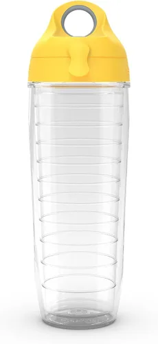 Miniatura 85 de Taza de viaje Tervis de doble pared transparente y colorida con tapa fabricada en Estados Unidos mantiene las bebidas frías y calientes, 24 onzas