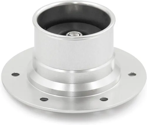 Miniatura 5 de Tapa de gas de celda de combustible de aluminio billet de 35.5mm con tanque de sobrealimentación de 6 orificios sin ventilación (plata)