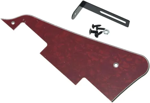 Miniatura 31 de Dopro Golpeador de guitarra LP de 1 capa con soporte cromado para Epiphone Les Paul