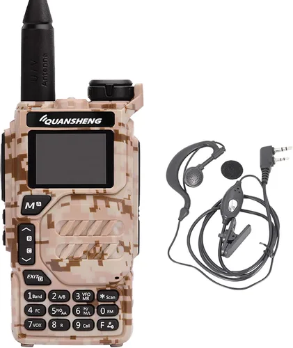Miniatura 14 de Walkie Talkie UV-K5 5W Dual Band UHF VHF USB-C Cargador Radio bidireccional DTMF FM Scrambler NOAA Frecuencia inalámbrica Copia Jamón Radio de mano