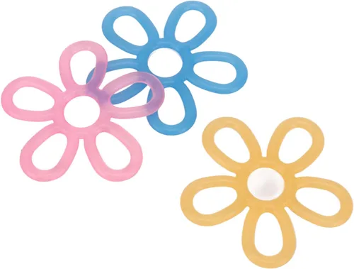 Miniatura 8 de 3 unids fortalecedor de agarre de mano en forma de flor extensor de mano ejercitador dedo 3 niveles estirador bandas de resistencia de mano
