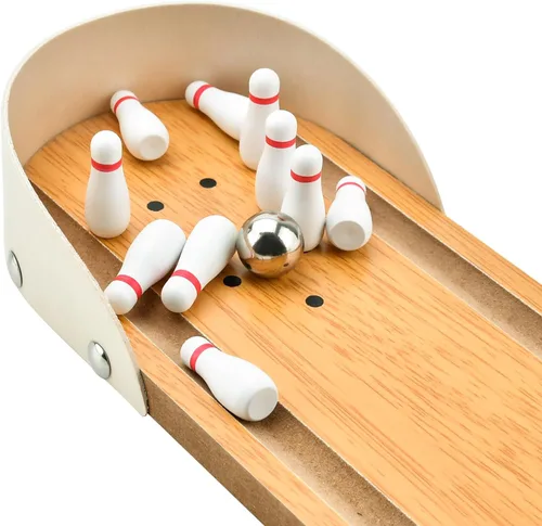 Miniatura 4 de Mini juego de bolos de mesa: divertidos regalos de elefante blanco para adultos, hombres y mujeres, rellenos de calcetines de Navidad