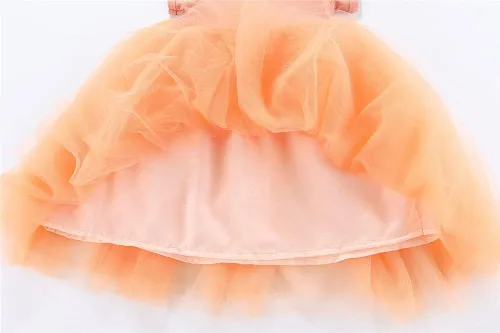 Miniatura 7 de Mud Kingdom Vestido tutú brillante para niñas, diseño de princesa, liso y lindo