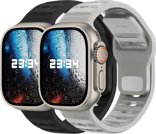 Miniatura 13 de UC1 Banda para Apple Watch para Mujeres y Hombres Se Ultra 2 de 40mm 44mm 46mm 42mm 45mm 41mm 38mm 49mm Series 10 9 8 7 6 5 4 3 iWatch Correa