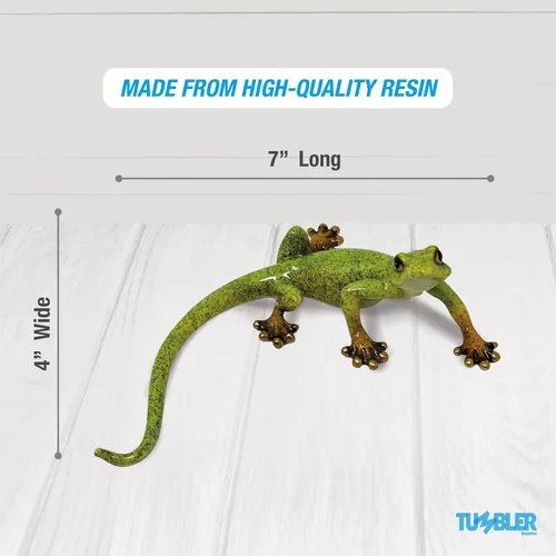 Miniatura 3 de Figura de lagarto para decoración de escritorio. Decoración del hogar para sala de estar, oficina, cocina, baño o en cualquier estante de la casa..