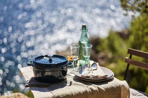 Miniatura 7 de Staub Cocotte Redondo 9.4 in La Mer