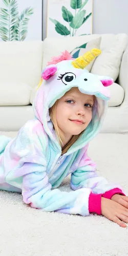 Miniatura 6 de Pijama unisex de unicornio para niños, disfraz de Halloween
