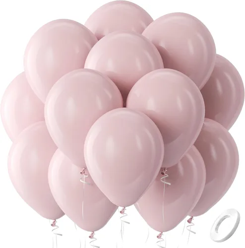 Miniatura 100 de Bezente - Globos de 12 pulgadas de látex con confeti para bodas, graduaciones, despedidas de soltera y cumpleaños, aptos para helio, dorado, 60