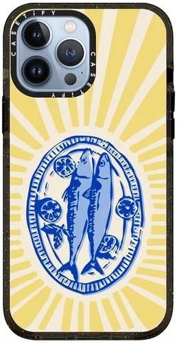 Miniatura 26 de Funda Impact de CASETiFY para iPhone 13 Pro Max con Magsafe - Estuche Claro Cuento de Invierno - Claro Negro Estuche transparente Winter Tale