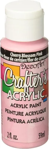 DecoArt Crafter's Acrílico, de 2 onzas, color azul marino. Cherry Blossom Pink