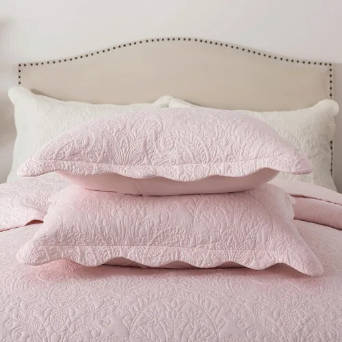 Miniatura 252 de HoneiLife - Juego de colcha de tamaño Queen, juego de ropa de cama de pana bordada de 3 piezas, colcha de lujo, ligera, cálida, para todas las Pana