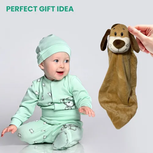 Miniatura 6 de Manta de seguridad para cachorros – Ultra suave para bebé para comodidad sensorial y apoyo para dormir – Tela transpirable, juguete para acurrucarse
