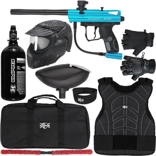 Action Village Kingman Spyder Victor Protector Pistola Paintball Kit Kit Protector 2 Gloss Teal