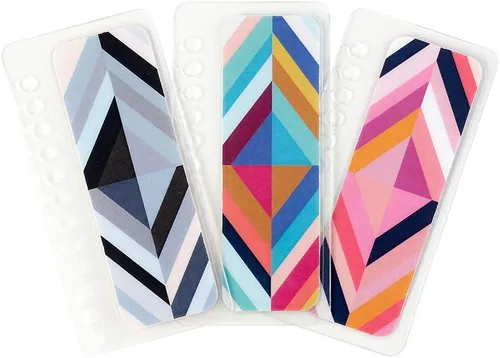 Erin Condren Accesorios de diseñador – Marcadores a presión – Oh So Retro, paquete de 3 compatibles con cuadernos Erin Condren en espiral,