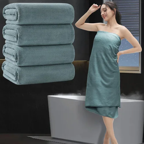 Miniatura 27 de Sábana de Baño Extra Grande de 4 Piezas (35"x70") - Sábana de Baño Ultra Suave de Tamaño Grande, Juego de Sábanas de Baño para Baño de Hotel, Sábana