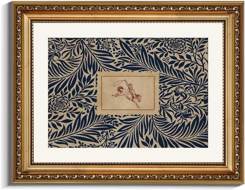 Miniatura 40 de VIYYIEA Arte de Pared con Marco Dorado Impresión en Lienzo Decoración del Hogar para Sala de Estar Mujeres Leyendo Cuadros para Dormitorio Baño