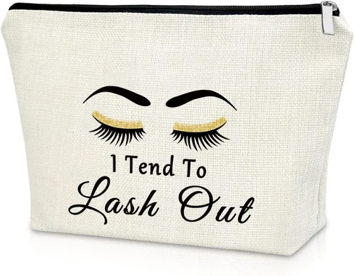 Miniatura 9 de Sazuwu Regalos esteticistas para mujeres bolsa de maquillaje, Hago a la gente hermosa ¿Cuál es tu superpoder?