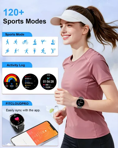 Miniatura 5 de Smart Watches for Women, 1.27" Fitness Watch with Bluetooth Make & Answer Calls,24H Heart Rate/SpO2/Sleep Monitor,120+ Sport Modes IP68 Fitness