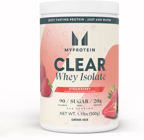 Miniatura 19 de Myprotein Polvo de Proteína Aislada de Suero Claro, 20 Porciones (0.5kg) Sabor Frambuesa Azul, 20g de Proteína por Porción, Mezcla de Bebida