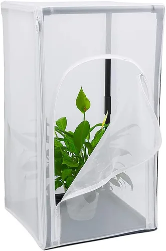 Miniatura 4 de Jaula de hábitat de mariposa monarca grande de 30 pulgadas, terrario de malla para insectos al aire libre (Diámetro de tubo de 19mm)