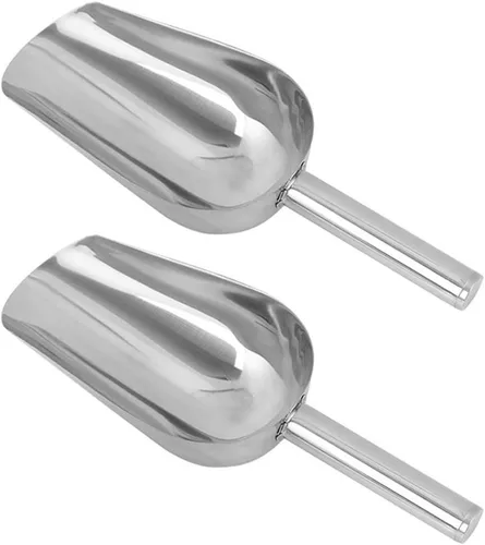 Miniatura 7 de 4 cucharas pequeñas de acero inoxidable, cucharas medidoras pequeñas de 3 onzas para hielo, azúcar, frijoles mungados, arroz y alimentos