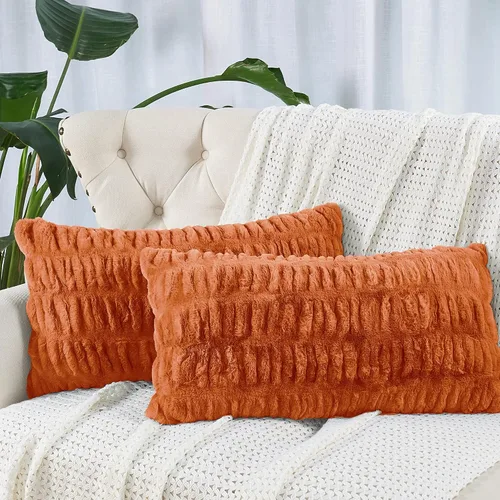 Miniatura 13 de Home Soft Things Shar Pei - Juego de 2 fundas de almohada decorativas, suaves, esponjosas y elegantes, fundas de almohada para sofá, enrejado, 26 x