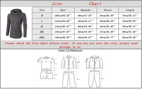 Miniatura 5 de EELHOE Men's Sweatshirts Novelty Long Sleeve Lightweight Tops with Hood Regular Fit Breathable Stylish Pullover
