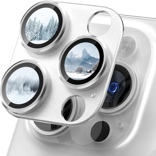 Miniatura 10 de CloudValley Protector de lente de cámara para iPhone 14 Pro/iPhone 14 Pro Max, vidrio templado 9H metal aluminio [diseño todo en 1], compatible