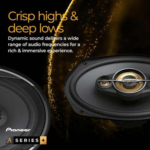 Miniatura 4 de PIONEER A-Series Plus TS-A1601C - Altavoces de 2 vías de 6.5 pulgadas (par) - 350 W máximo, agudos nítidos + voces claras, graves mejorados