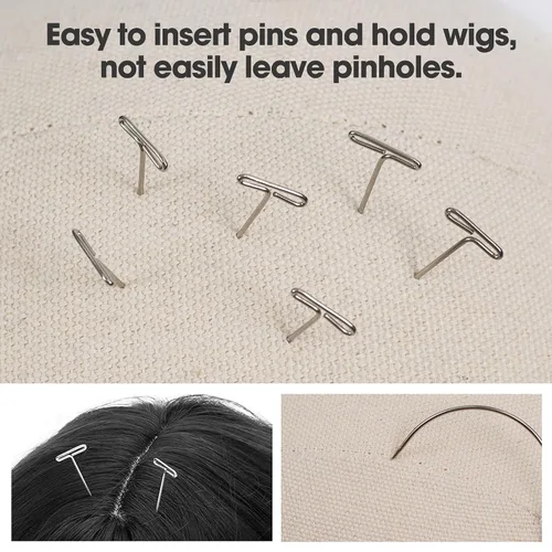 Miniatura 7 de Klvied - Cabeza de maniquí de 22 pulgadas de corcho y lona para pelucas, soporte para cabeza de maniquí para exhibición y kit de fabricación