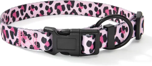 Miniatura 12 de Mile High Life Collar de nailon para cachorros con bonitos patrones, ligero, collar para niña y niño para perros pequeños, medianos y grandes