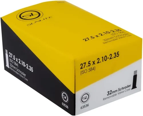 Miniatura 44 de Sunlite Tubos de válvula Schrader Standad, varios tamaños Negro