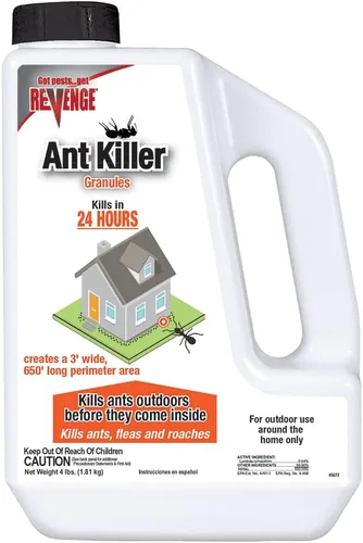 Miniatura 8 de REVENGE - Gránulos asesinos de hormigas, 1.5 lb. Tratamiento perimetral de acción rápida listo para usar para matar hormigas, pulgas y cucarachas