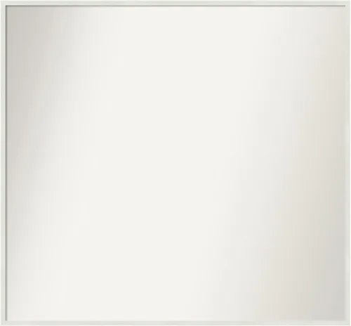 Miniatura 183 de Amanti Art Espejo de baño blanco para sobre el fregadero, 32 x 45 pulgadas, espejo de tocador rectangular blanco esbelto, marco de madera moderno