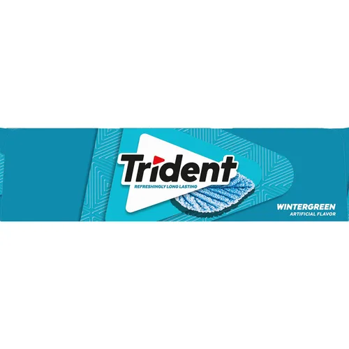 Miniatura 12 de Trident Goma de mascar Wintergreen sin azúcar, 12 paquetes de 14 piezas (168 piezas en total)