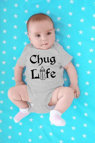 Miniatura 4 de CBTwear Chug Life - Ropa de bebé - Divertidos trajes para recién nacidos para bebés