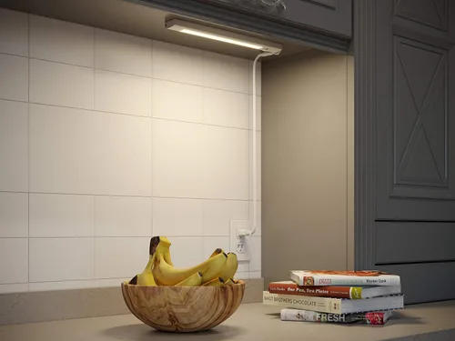 Miniatura 5 de Good Earth Lighting UC1139-WHG-12LF0-G Barra de enchufe LED de 12 pulgadas, sin conexión, color blanco