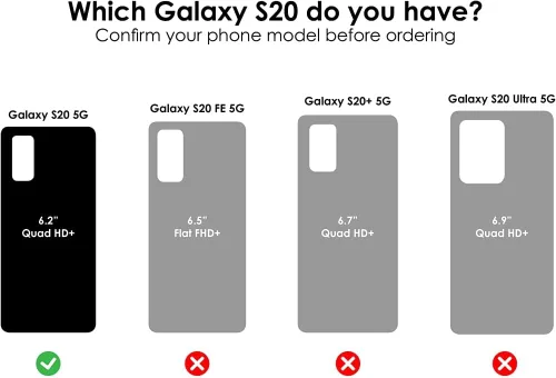 Miniatura 3 de OtterBox, SYMMETRY SERIES - Funda para Galaxy S20 y Galaxy S20 5G