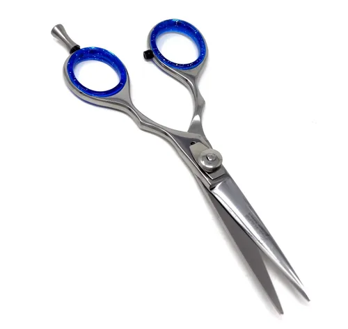 Miniatura 5 de Tijeras profesionales de peluquería de 5.5 pulgadas, acero inoxidable, tijeras de corte de pelo ligeras para peluquería, peluquería