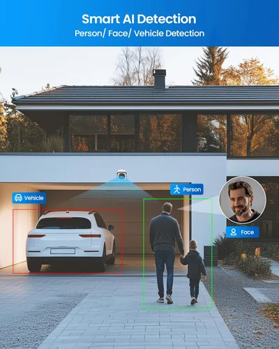 Miniatura 6 de ZOSI Sistema de cámara de seguridad PoE de 32 canales 4K, 12 cámaras interiores y exteriores de 8 MP con audio, detección de persona/vehículo