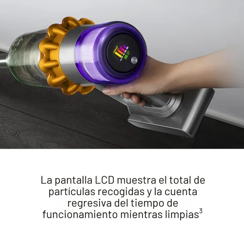 Miniatura 7 de Dyson V15 Detect - Aspiradora inalámbrica (amarillo/níquel)