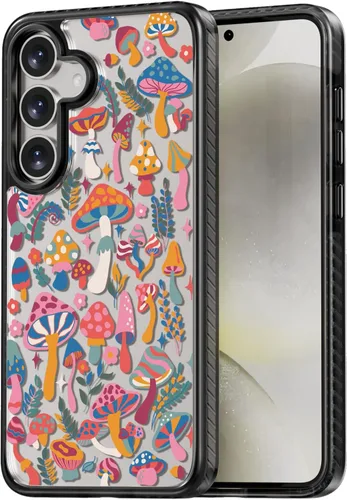 Miniatura 70 de Rosarnnah Funda compatible con Samsung Galaxy S24 Ultra, bonita estética, a la moda, divertida funda con estampado de gatito y gato, duradera a