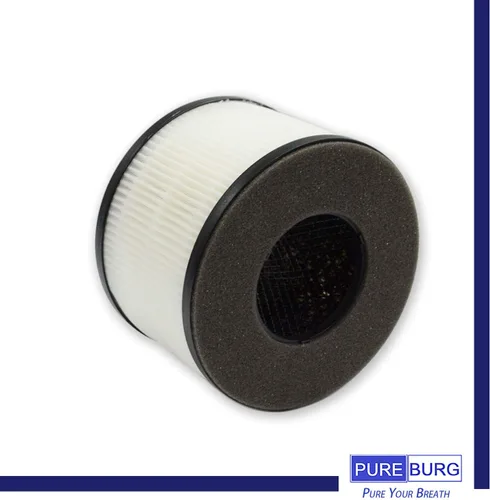 Miniatura 4 de PUREBURG Filtros de repuesto compatibles con PARTU y Slevoo BS-03 Purificador de aire, paquete de 2 unidades H13 True HEPA de 3 etapas de filtración