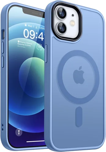 Miniatura 12 de CANSHN - Funda transparente compatible con iPhone 12/iPhone 12 Pro [Protección contra caídas de grado militar] No amarillea, funda protectora a