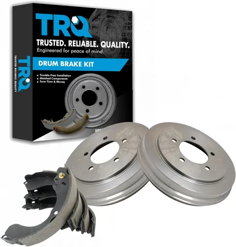 Miniatura 44 de Kit de tambor de freno y zapata ABS trasero TRQ Compatible con Subaru Forester Impreza