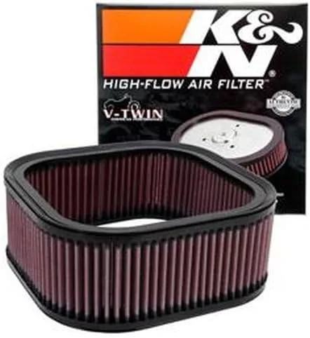 Miniatura 3 de K&N Filtro de aire del motor: Alto rendimiento, filtro de aire Powersport: Se adapta a HARLEY DAVIDSON 2002-2017