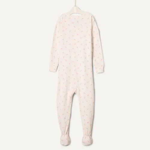 Miniatura 5 de Tienda Essentials x Sofia Grainge - Pijama unisex de algodón con pies para niños pequeños y bebés, paquete de 2