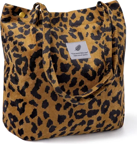 Miniatura 12 de Ndeno Bolsas de mano para mujer, bolsa de hombro de pana con bolsillo interior para trabajo, playa, almuerzo, viajes, compras, bolsos