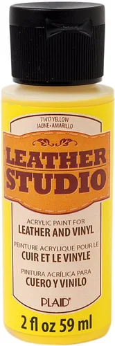 Miniatura 14 de Leather Studio 71411 pintura para piel de color blanco, 2 onzas